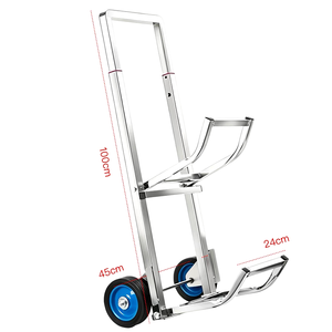Carretilla <span class=keywords><strong>de</strong></span> <span class=keywords><strong>Mano</strong></span> <span class=keywords><strong>Plegable</strong></span> <span class=keywords><strong>de</strong></span> Acero para Botellas <span class=keywords><strong>de</strong></span> Agua, Carretilla <span class=keywords><strong>de</strong></span> <span class=keywords><strong>Mano</strong></span> para Transporte <span class=keywords><strong>de</strong></span> Materiales Logísticos - Product Image 2