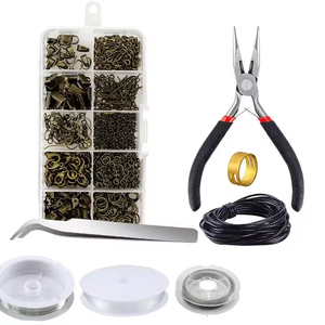 Vòng đeo tay vòng cổ trang sức phụ kiện vật liệu Thiết lập công cụ Dây Gói DIY Bộ dụng cụ - Product Image 3