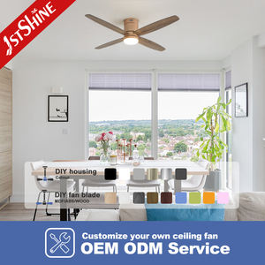 Ventilador de <span class=keywords><strong>Techo</strong></span> LED 1stshine para el Hogar, 52 Pulgadas, Alto Flujo de Aire, Aspas de MDF, con Control Remoto - Product Image 4