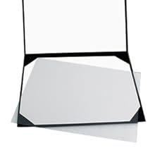 A4 Kích thước trống PU da bằng tốt nghiệp bìa với Vàng/Bạc in ấn biểu tượng tùy chỉnh trường A5 giấy chứng nhận nhung thư mục - Product Image 6