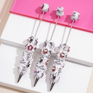 Bolígrafos Decorables con Estampado de Perro <span class=keywords><strong>Beagle</strong></span> y Diamantes de Imitación AB para Manualidades, Regalo para Estudiantes, Venta al Por Mayor - Product Image 3