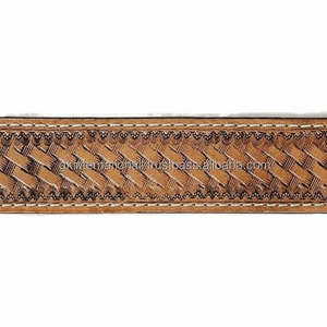 Cinturón de Cuero Vacuno de Estilo Retro Vaquero Occidental, Cinturón de Cuero Occidental de Grano Completo para Hombre y Mujer, Personalización Disponible - Product Image 1