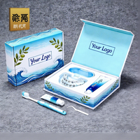 Boîtes en carton magnétique en gros, boîte à tiroir, boîte de rangement pour appareil dentaire, ensemble avec des outils d'hygiène bucco-dentaire pour les patients pédiatriques