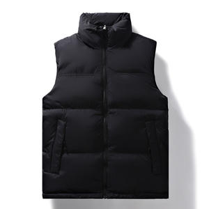 Gilet d'hiver en coton matelassé décontracté pour <span class=keywords><strong>homme</strong></span>, veste sans manches chaude - Product Image 2