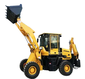 Mini Tractor Front End Compact Backhoe Loader With Different Attachments