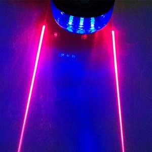 5LED Thông Tư 7 Chế Độ Đèn Flash An Toàn Không Thấm Nước Laser Đuôi Nhấp Nháy LED Cảnh Báo Đèn Xe Đạp Xe Đạp Phía Sau Ánh Sáng - Product Image 5