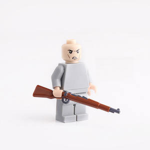 Figura de Soldado Militar en Miniatura de la Segunda Guerra Mundial, Arma del Ejército, Rifle <span class=keywords><strong>Mauser</strong></span> de Plástico, Arma 98k, Equipo, Juguetes de Bloques de Construcción - Product Image 2