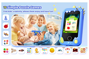 Teléfono Celular de Juguete para Niños Pequeños con Cámara Dual Portátil de 2400W, Función de MP3, Características de Foto y Audio - Product Image 2