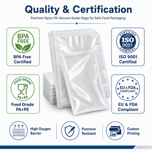 <span class=keywords><strong>Bolsas</strong></span> de <span class=keywords><strong>Vacío</strong></span> de Nailon, <span class=keywords><strong>Bolsas</strong></span> de Grado Alimenticio, Empaquetado de Plástico <span class=keywords><strong>al</strong></span> <span class=keywords><strong>por</strong></span> <span class=keywords><strong>Mayor</strong></span>, <span class=keywords><strong>Bolsas</strong></span> Transparentes con Sellado Térmico y Impresión <span class=keywords><strong>por</strong></span> Grabado Personalizadas - Product Image 4