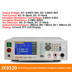 Testeur d'isolation de tension JK9310 JK9320 JK9310B avec écran TFT-LCD - Product Image 5
