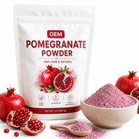 Gefreeze-droogde granaatappelpoeder, natuurlijk fruitpoeder, smoothie drank, bakken, OEM, ODM, private label, groothandel leverancier, fabriek