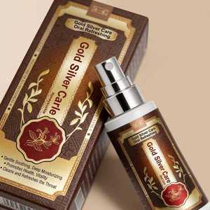 <span class=keywords><strong>Spray</strong></span> Apaisant pour <span class=keywords><strong>Maux</strong></span> <span class=keywords><strong>de</strong></span> <span class=keywords><strong>Gorge</strong></span> 30mL, Rafraîchisseur d'Haleine Herbal OEM à la Menthe et au Chèvrefeuille, Sans Alcool ni Sucre - Product Image 2