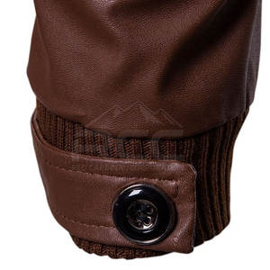 Chaqueta de cuero de calidad superior para hombre, chaqueta de motorista cálida de invierno, ropa de abrigo de moda, proveedor a granel, chaqueta de invierno para hombre - Product Image 6