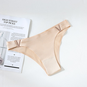 2024 nueva ropa interior de cintura baja Sexy desnuda para mujer sin rastro, ropa interior cómoda y transpirable de una pieza para mujer - Product Image 2