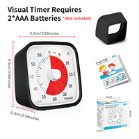 OEM ODM 60-Minuten Geräuschloser Timer Yunbaoit Kinder-Timer Klassenzimmer Küche Büro Tragbarer Zeitmesser Google Countdown Visueller Timer