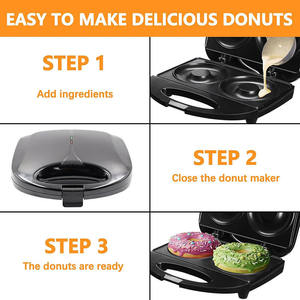 Máquina para Hacer Mini Donuts Totalmente Automática con Energía Eléctrica para Pequeños Negocios y Uso Doméstico - Product Image 4