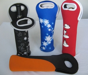 Porte-bouteille de vin <span class=keywords><strong>champagne</strong></span> personnalisé avec Logo de la société, fourre-tout à vin double, pochette isotherme, impression par sublimation, sacs à vin - Product Image 4