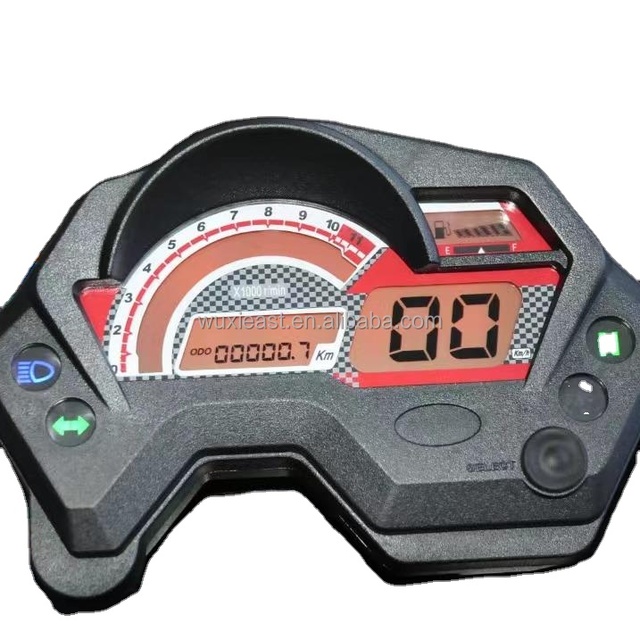 Wuxi Factory Wholesale Digital Display Motorcycle Full Dashboard Speedometer