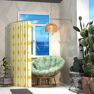 Tringle à <span class=keywords><strong>rideau</strong></span> <span class=keywords><strong>de</strong></span> <span class=keywords><strong>douche</strong></span> incurvée tringle <span class=keywords><strong>de</strong></span> <span class=keywords><strong>douche</strong></span> ronde tringle à <span class=keywords><strong>rideau</strong></span> <span class=keywords><strong>de</strong></span> <span class=keywords><strong>douche</strong></span> réglable antirouille pour <span class=keywords><strong>baignoire</strong></span> <span class=keywords><strong>de</strong></span> salle <span class=keywords><strong>de</strong></span> bain besoin <span class=keywords><strong>de</strong></span> percer - Product Image 5