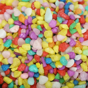 أحجار ملونة لتزيين أحواض السمك، حصى ملون للديكور، أحجار رصف، أحجار ملونة لأحواض الزهور - Product Image 5