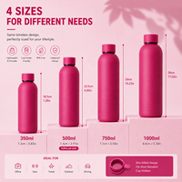 Bouteille d'Eau de Sport GYM ZREGGUR Personnalisable 500 ml 750 ml en Acier Inoxydable de Luxe avec Paille – Nouveau Design