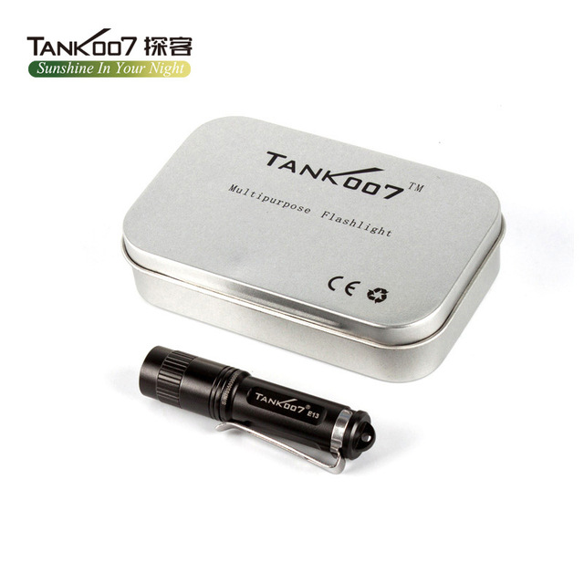 Tank007 Custom EDC Flashlight Keychain Present High Power Wholesale Mini  Pocket LED Flashlight Small Torch Aluminum Torch Light