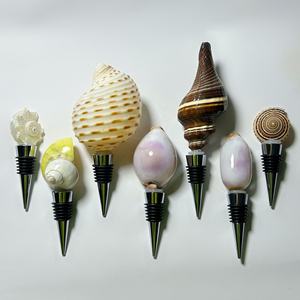 Bouchon de bouteille en forme de coquille, nouveauté, conserve l'arôme des bouteilles de liqueur infusée, champagne et <span class=keywords><strong>vin</strong></span>, bouchon en forme de coquille de conque - Product Image 1
