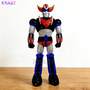 Figura Decorativa Hecha a Mano con Diamantes de Imitación, Diseño de Dibujos Animados Japoneses, Dios Demonio Gu Long Ta Sha - Product Image 1