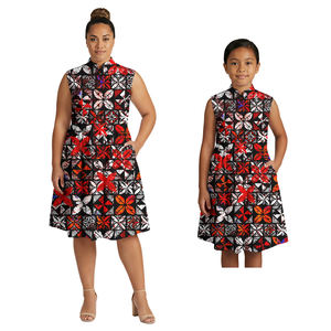 Классические женские платья в полинезийском стиле, юбки для вечеринок и выпускных, модная одежда в самоанском стиле, комплекты для мамы и дочки, гавайские платья. - Product Image 6