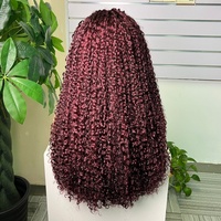 Super Double Weft pour perruque avec cheveux humains vierges péruviens bouclés, longueur 12-26 pouces