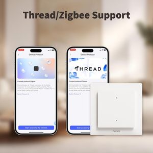 Interruptor de Luz Inteligente con Enchufe Europeo Automático, Panel de Pared de 4 Botones y 2 Canales para Apple HomeKit Scene Controller - Product Image 2