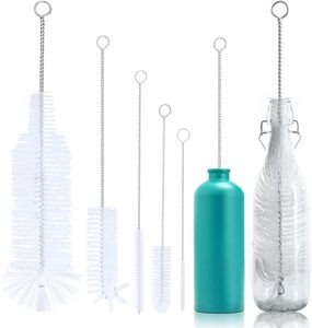 แปรงขวดสีน้ําเงิน ขวดแก้ว ทําความสะอาดรายละเอียด แปรงทําความสะอาดมัลติฟังก์ชั่น แปรงทําความสะอาดขวดน้ํา - Product Image 1