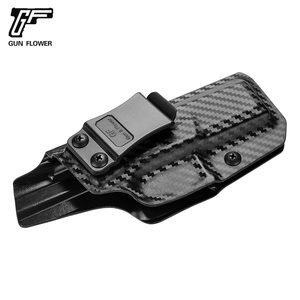 Pistolet et fleur tactique arrière IWB en Fiber de carbone l'étui <span class=keywords><strong>Kydex</strong></span> s'adapte à 9mm - Product Image 4