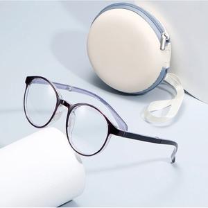 Nouvelles lunettes de lecture pliables légères pour femmes, monture PC, verres en résine, protection contre la lumière bleue, style rond 305 - Product Image 2
