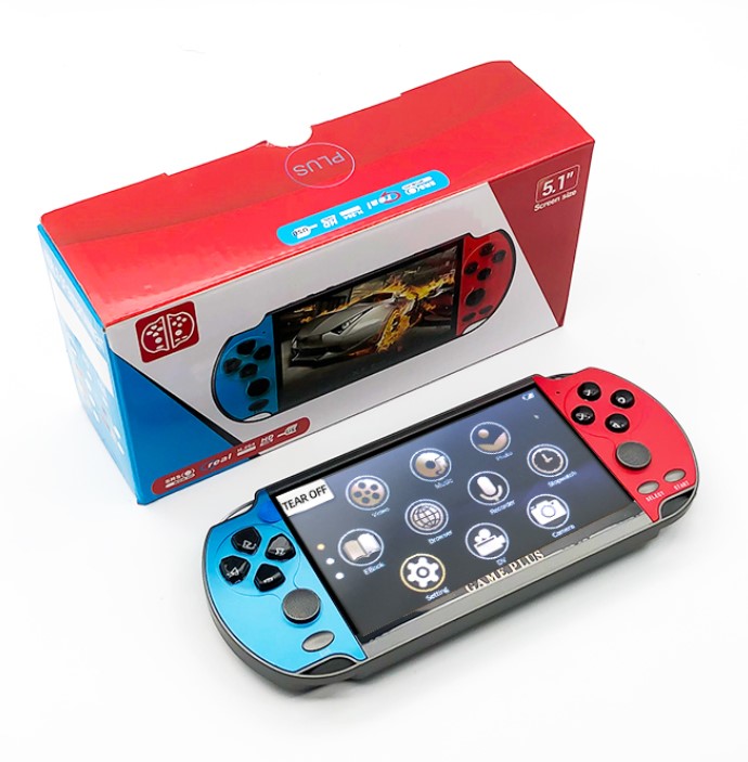 2021 X7 4,3 дюймов TFT экран портативная игровая консоль X12 аккумуляторная батарея поддержка видео музыка слот для карт памяти с 51 языка