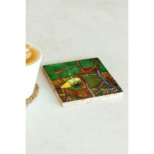 Juego de 32 Posavasos de Piedra de la Serie Vincent Van Gogh, Diseño Cuadrado para Regalo Empresarial o Promocional - Product Image 2