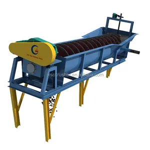 Equipamento de classificação mineral de lavagem de mineração de alta eficiência Classificador de parafuso espiral