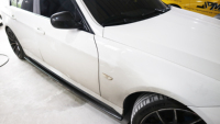 Sekrup Bumper Serat Karbon Gaya DP Baru untuk 2005-2011 untuk E90 3-Series Sedan Paket M-Sport Saja