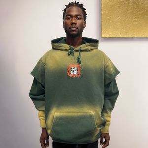 Manufacturers Custom Cropped <b>Pullover</b> <b>Men</b> Oversized Heavyweight Fleece Eco-Friendly Autumn Embroidered Vintage Acid Wash Hoodie - Product Image 3