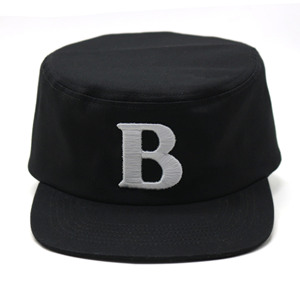 Factory Low MOQ Custom 3D Embroidery Flat Brim Cotton <strong>Red</strong> Flat <strong>Top</strong> <strong>Hats</strong> - Product Image 1