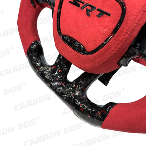 Palancas de Cambio LED de Fibra de Carbono Forjadas en Rojo, con Base Plana, para Volante de Auto, para Modelos <span class=keywords><strong>Dodge</strong></span> Charger <span class=keywords><strong>Challenger</strong></span> Hellcat, Gran Venta - Product Image 4