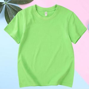 Free Sample Custom Logo Factory Summer Wholesale Cotton Blank T Shirt Girl <b>Plain</b> <b>White</b> <b>Plain</b> Oversize <b>Tshirt</b> for Kid - Product Image 2