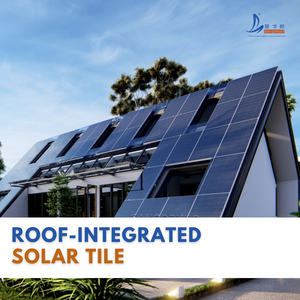 Tuiles solaires BIPV de haute qualité pour toitures plates, Tejas solaires pour la construction de maisons - Product Image 6