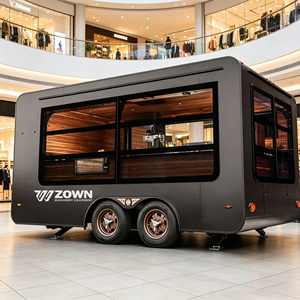 Carrito de Comida Móvil Popular, Camión de Comida para Campamentos al Aire Libre, Cocina Móvil Portátil, Remolque de Catering para Eventos y Festivales - Product Image 2