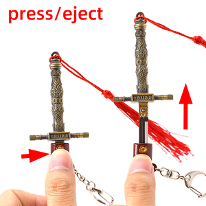Portachiavi Decorativo Modello Spada Tachi Senkage Pop-up Mini Chikage Bloodborne da 22CM, Ciondolo per Zaino Scolastico - Product Image 6