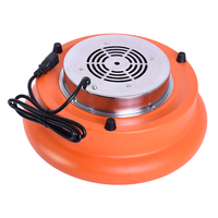 Barbecue électrique de table coréen en céramique de style buffet 2000W avec poêle en fonte de 330mm, inspiré de la cuisson au charbon de bois