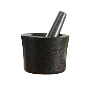 Stone Garlic Crusher Mortar And Pestle Manual Household <b>Herb</b> Spice <b>Grinder</b> Durable Natural Stone Material Shandong Origin - Product Image 1