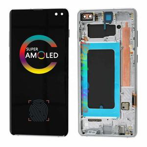 Pantalla AMOLED de Repuesto IParts para Samsung Galaxy S10 Plus <span class=keywords><strong>SM</strong></span>-G975 <span class=keywords><strong>SM</strong></span>-G9750 <span class=keywords><strong>G975F</strong></span> G975U, Pantalla Táctil con Marco, OEM - Product Image 1
