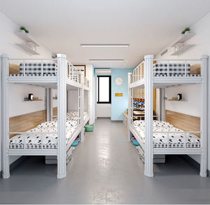 <span class=keywords><strong>Lit</strong></span> superposé en acier à double couche, cadre de <span class=keywords><strong>lit</strong></span> superposé en acier, <span class=keywords><strong>lit</strong></span> superposé en métal double sur grand, <span class=keywords><strong>lit</strong></span> superposé pour Qatar Letto - Product Image 5