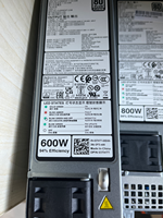 Dlls PowerEdge R650XD R740XD R750 generasi ke-5 terbaru 600W/800W penyedia daya PSU tersedia